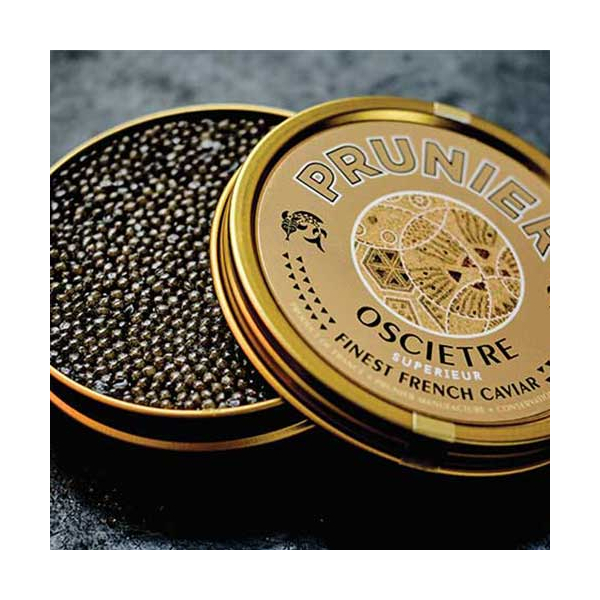 Caviar Osciètre Supérieur par Prunier - Caviar français