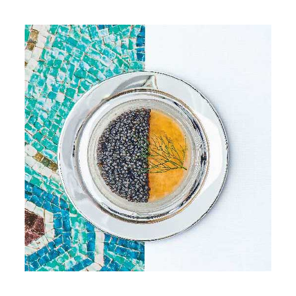 Chair de tourteau au caviar Osciètre et fenouil