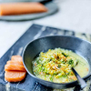 recette soupe de pois jaune et saumon fumé balik for 2