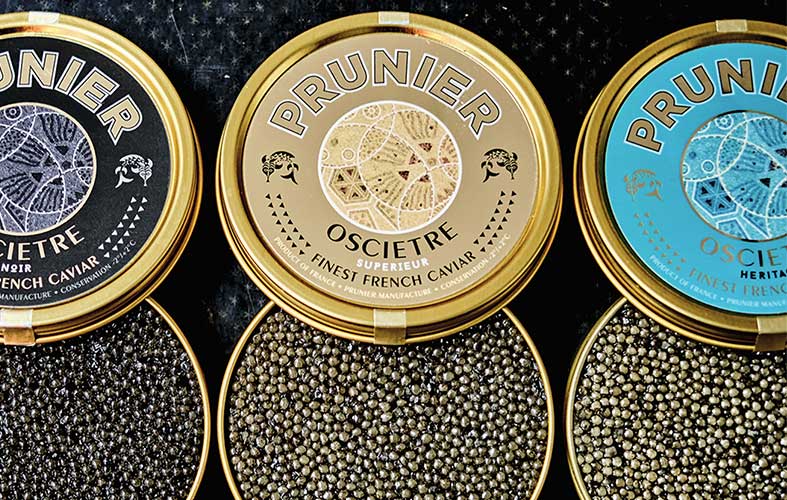 Caviars Osciètre par Prunier, Producteur de caviars français